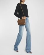 Saint Laurent Sunset Medium YSL Crossbody Bag in Smooth Leather - Image 2