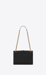 SAINT LAURENT ENVELOPE MEDIUM IN QUILTED GRAIN DE POUDRE EMBOSSED LEATHER - Image 7