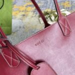Gucci Tote Bag Floral Pattern GG Blooms Reversible Beige Pink - Image 5
