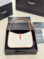 SAINT LAURENT LE 5 À 7 IN CANVAS AND LEATHER - Image 5