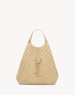 Saint Laurent Nubuck Suede Quilted Maxi Icare Shopping - Image 3