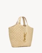 Saint Laurent Nubuck Suede Quilted Maxi Icare Shopping - Image 5