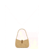 Saint Laurent Le 5 À 7 Mini Hobo in Raffia - Image 5