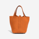Hermès Picotin 18 Clémence Orange (silver hardware) - Image 5