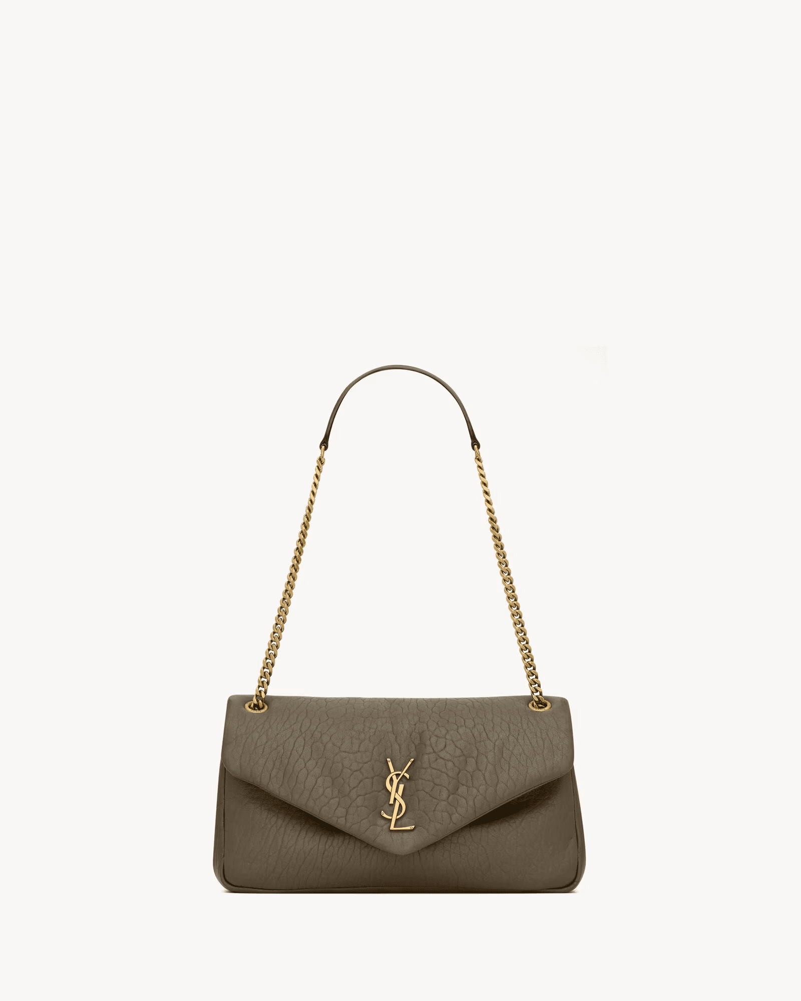 a6479b8ade06bde0ee9f622f9d8d165d Saint Laurent CALYPSO medium in grained lambskin - Image 1