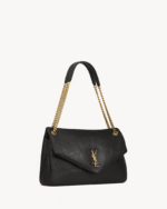 Saint Laurent Calypso large in grained lambskin - Image 2