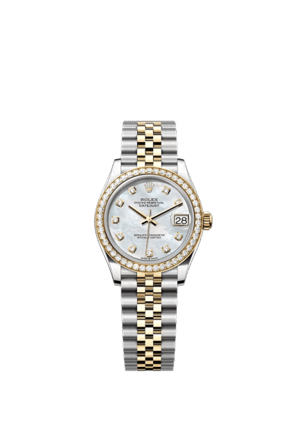 Rolex Datejust 31 278273 ‘Ladies’ Yellow Gold Stainless Steel Mother of Pearl Diamond Dial (2024)