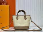 Louis Vuitton Raffia Petit Bucket Tote - Image 3
