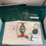 Rolex Datejust 28 279175 ‘Ladies’ Rose Gold Olive Diamond Dial (2025) - Image 11