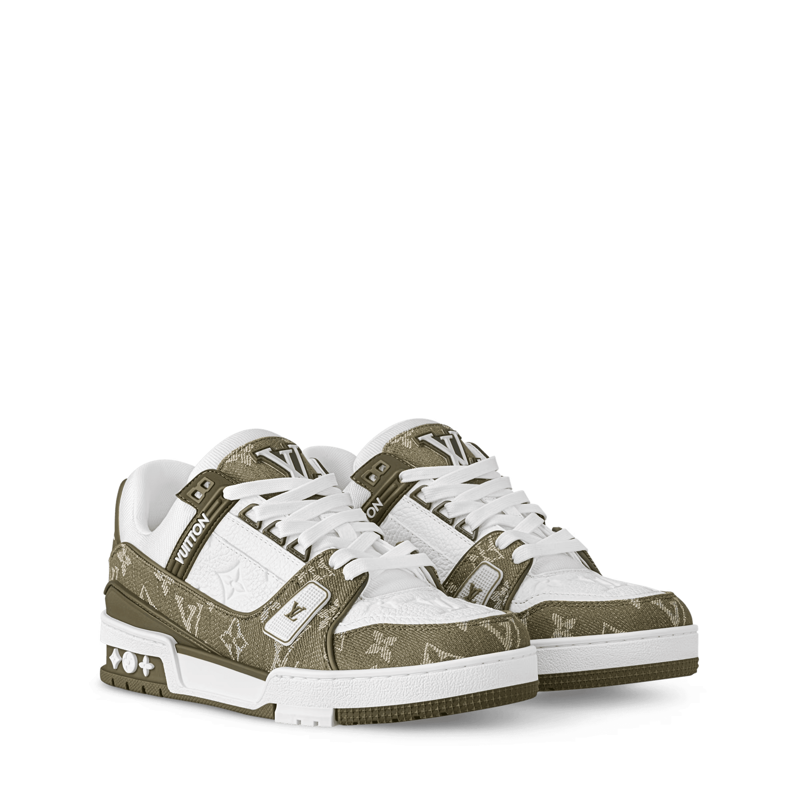 ab3fe37fd7dee7653e4075a8419eaa10 Louis Vuitton 1AILAR LV Trainer Sneaker - Image 1