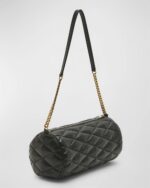 Saint Laurent Sade Medium YSL Tube Shoulder Bag in Quilted Smooth Leather - Image 3