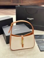 SAINT LAURENT LE 5 À 7 IN CANVAS AND LEATHER - Image 2