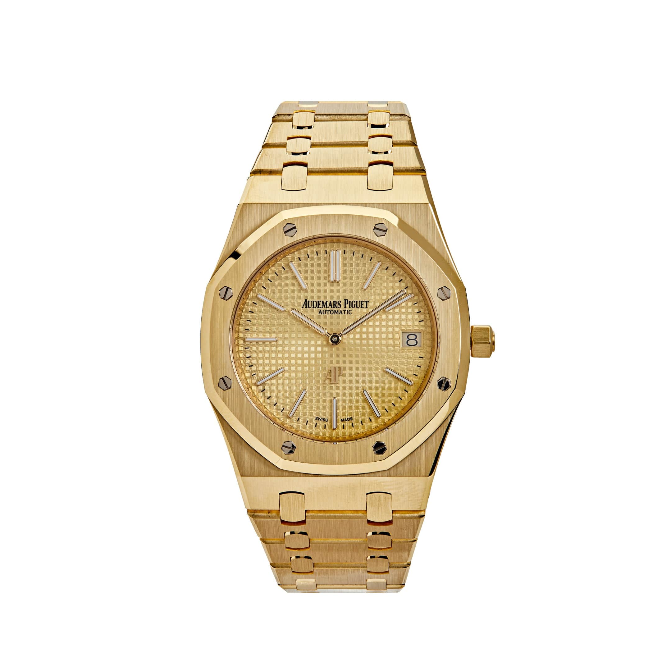 audemars-piguet-royal-oak-15202ba-oo-1240ba-02-jumbo-40th-anniversary-extra-thin-yellow-gold-audemars-piguet-40258760081652 Audemars Piguet Royal Oak 15202BA.OO.1240BA.02 ‘Jumbo’ ’40th Anniversary’ Extra-Thin Yellow Gold - Image 1