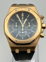 Audemars Piguet Royal Oak 26320OR.OO.D002CR.01 Selfwinding Chronograph Rose Gold Black Dial - Image 3