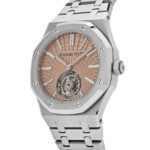 Audemars Piguet Royal Oak 26531TI.OO.1220TI.01 Selfwinding Flying Tourbillon Titanium Salmon Dial Limited Edition (2024) - Image 5