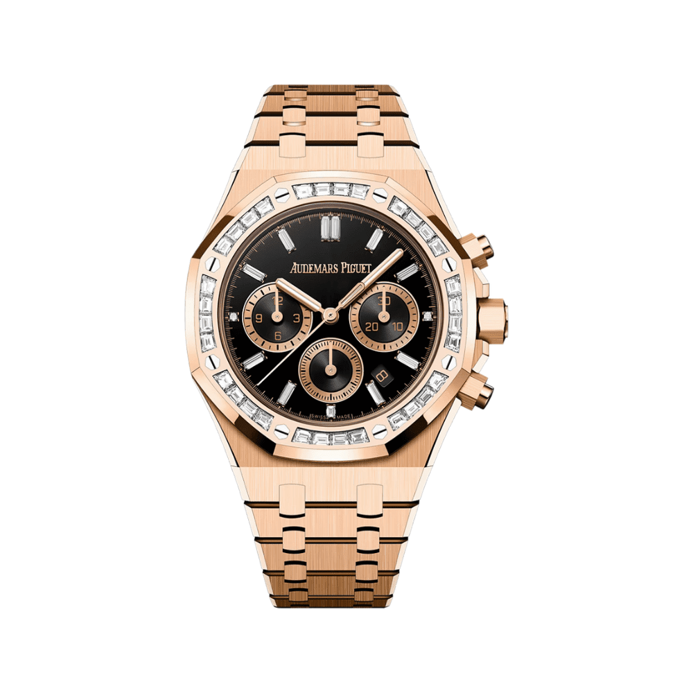 audemars-piguet-royal-oak-26715or-zz-1356or-02-rose-gold-diamond-bezel-black-onyx-dial-audemars-piguet-43392562790644 Audemars Piguet Royal Oak Chronograph 26715OR.ZZ.1356OR.02 Rose Gold Diamond Bezel Black Onyx Dial - Image 1