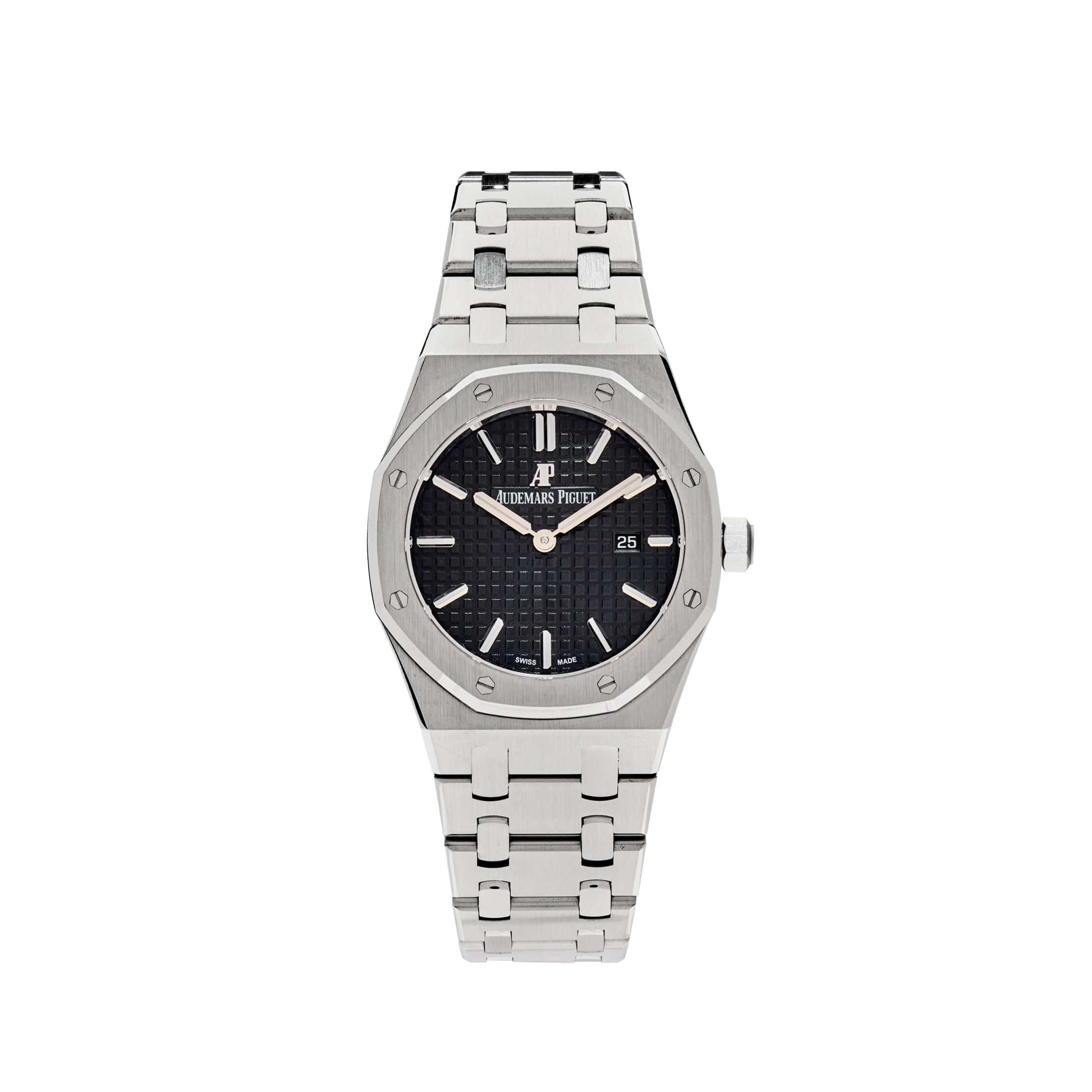 audemars-piguet-royal-oak-lady-quartz-steel-33mm-black-dial-67650st-oo-1261st-01-audemars-piguet-40258709455092 Audemars Piguet Royal Oak 67650ST.OO.1261ST.01 Lady Quartz Steel Black Dial - Image 1