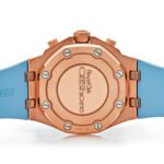 Audemars Piguet Royal Oak Offshore 26231OR.ZZ.A085CA.01 Chronograph Rose Gold Blue Dial Diamond Bezel (2023) - Image 7
