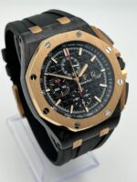 Audemars Piguet Royal Oak Offshore 26406FR.OO.A002CA.01 Chronograph ‘QE II Cup 2016’ Black and Rose Gold Black Dial Limited Edition - Image 4