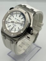 Audemars Piguet Royal Oak Offshore 15710ST.OO.A010CA.01 Diver Stainless Steel White Dial - Image 5