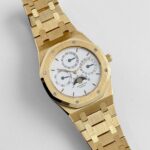 Audemars Piguet Royal Oak Perpetual Calendar 25654BA Yellow Gold White Dial - Image 3