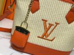 Louis Vuitton Raffia Petit Bucket Tote - Image 4