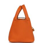 Hermès Picotin Lock 18 Orange Clemence Gold Hardware - Image 3