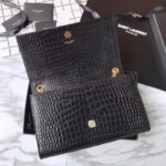 Saint Laurent Medium Kate Tassel Chain Bag In Black Crocodile Em - Image 11
