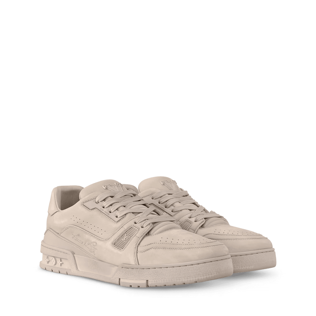 bb394c45ae2ee0506a620ee1e0103b66 Louis Vuitton 1AHDAK LV Trainer Distressed Sneaker - Image 1