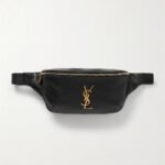 SAINT LAURENT Cassandre textured-leather belt bag