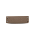 Hermès Etoupe Epsom Mini Kelly 20 ll Palladium Hardware. - Image 4