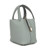 Hermès Picotin Lock 18 Gris Pantin Clemence Gold Hardware - Image 5
