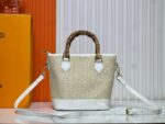 Louis Vuitton Raffia Petit Bucket Tote - Image 9
