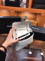 CHANEL Lambskin Mini Madison Flap White - Image 7