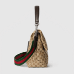 GUCCI canvas large crossbody bag - Image 3