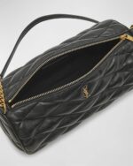 Saint Laurent Sade Medium YSL Tube Shoulder Bag in Quilted Smooth Leather - Image 5