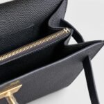 Hermès Kelly To Go Epsom Black Gold Hardware - Image 6