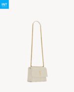 Saint Laurent SUNSET MEDIUM IN CROCODILE-EMBOSSED LEATHER - Image 2