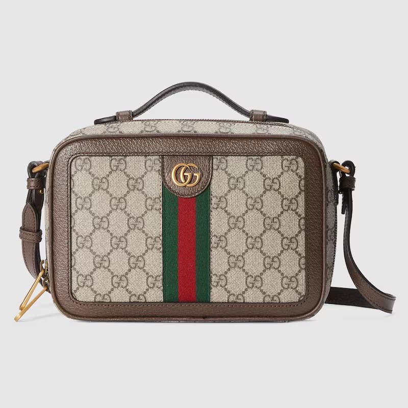 dc623a9f59559602ad8d003ffab8a6a6 GUCCI Ophidia small crossbody bag with Web - Image 1