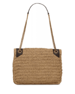 Saint Laurent Niki Medium Chain Bag in Raffia and Leather - Image 5