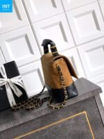 Chanel Large Flap Bag with Top Handle - Image 8