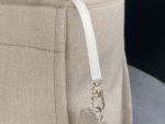 Chanel Mixed Fibers Calfskin Deauville Tote Light Grey - Image 5