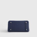 Hermès Birkin 25 Togo Blue Navy Palladium Hardware - Image 3