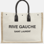 Saint Laurent Rive Gauche Small Tote in Canvas