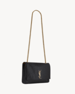 Saint Laurent REVERSIBLE KATE MEDIUM IN CROCODILE-EMBOSSED LEATHER - Image 2