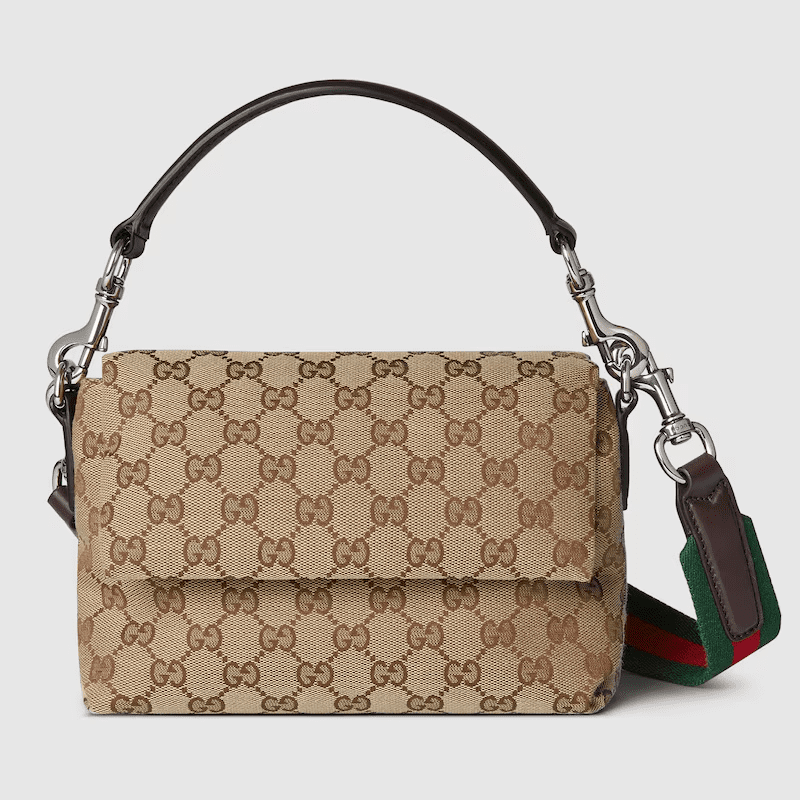 f6c986db440e57580051a74a39730fc1 Gucci canvas small crossbody bag - Image 1