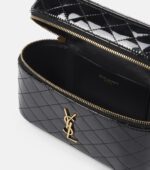 Saint Laurent Gaby quilted patent leather vanity bag - Image 3