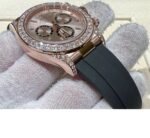 Rolex Daytona 126535TBR Rose Gold Sundust Diamond Dial Diamond Bezel - Image 4