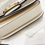 GUCCI Horsebit 1955 Shoulder Bag 602204 White - Image 5