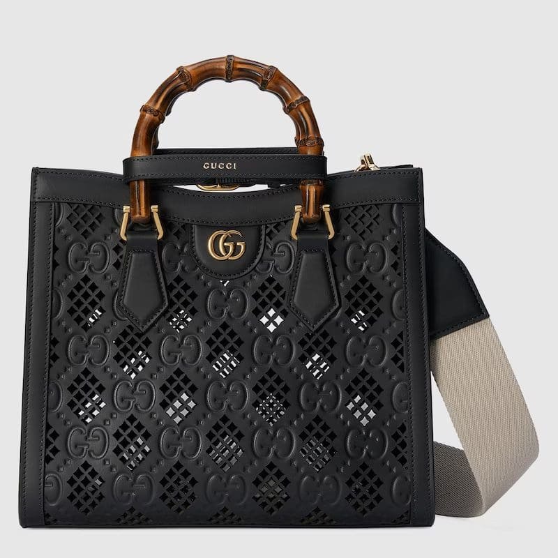 goNarUo3-Gucci-Gucci-Diana-small-tote-bag-black-leather-Detail-2 GUCCI DIANA SMALL TOTE BAG - Image 1